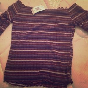 A off the shoulder top